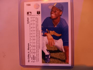 1990 Upper Deck Ken Griffey Jr #156 Double Error Card RARE