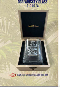 OLD GUYS RULE WHISKEY GLASS