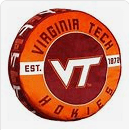 Virginia Tech Hokies Official NCAA Travel Cloud Pillow