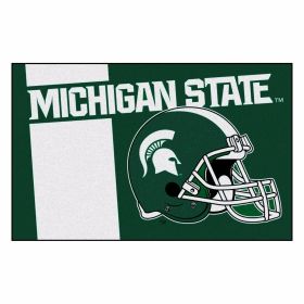 NCAA-Michigan State Uniform Inspired Starter Rug 19"x30"