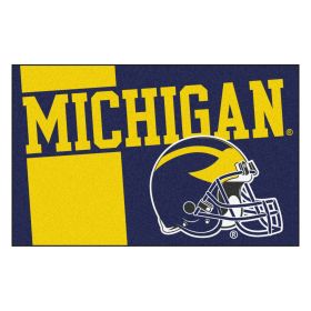 NCAA - Michigan Uniform Inspired Starter Rug 19"x30"