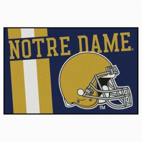 NCAA - Notre Dame Uniform Inspired Starter Rug 19"x30"