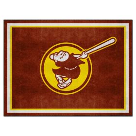 MLB - San Diego Padres Brown/Yellow 8'x10' Rug