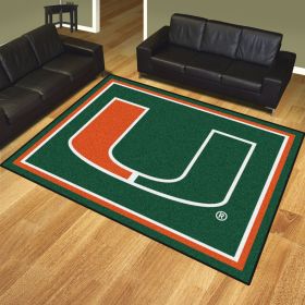 Miami Hurricanes 8'x10' Rug