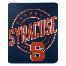 Syracuse OFFICIAL NCAA "Campaign" Fleece Throw Blanket; 50" x 60"