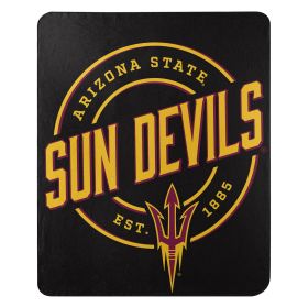 Arizona State OFFICIAL NCAA "Campaign" Fleece Throw Blanket; 50" x 60"