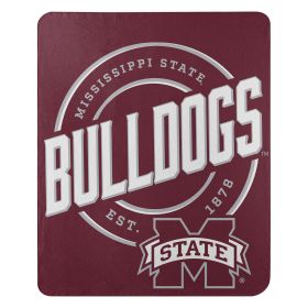 Mississippi State OFFICIAL NCAA "Campaign" Fleece Throw Blanket; 50" x 60"