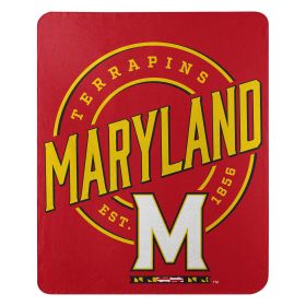 Maryland OFFICIAL NCAA "Campaign" Fleece Throw Blanket; 50" x 60"