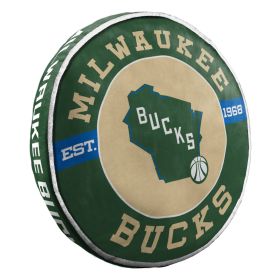 Milwaukee Bucks Official NBA Travel Cloud Pillow