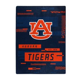Auburn Official NCAA "Digitize" Raschel Throw Blanket; 60" x 80"
