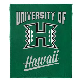 Hawaii Rainbow Warriors official NCAA "Alumni" Silk Touch Throw Blanket
