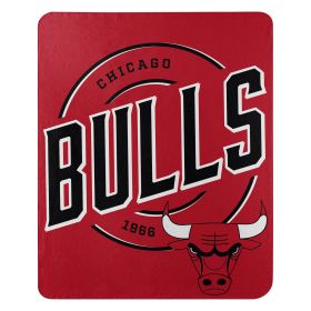 Bulls Campaign Fleece Throw Blanket; 50" x 60"