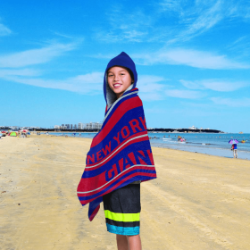 NY Giants - Juvy Hooded Towel, 22"X51"