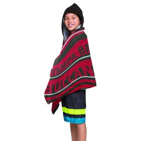 Tampa Bay Buccaneers - Juvy Hooded Towel, 22"X51"