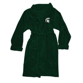 Michigan State Spartans Official Collegiate Men's L/XL Silk Touch Bath Robe