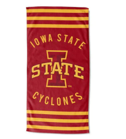 IowaState OFFICIAL Collegiate "Stripes" Beach Towel