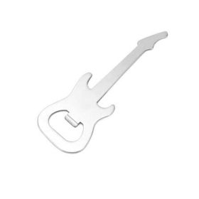 2 Pieces Guitar Shape Stainless Steel Bottle Opener