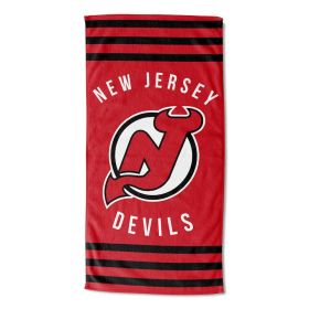 Devils OFFICIAL "Stripe" Beach Towel