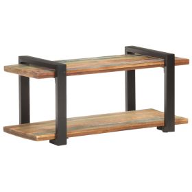 TV Stand 35.4"x15.7"x15.7" Solid Wood Reclaimed