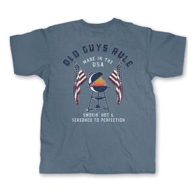 AMERICAN BBQ (Color: INDIGO, size: XL)
