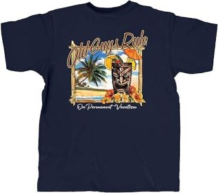 TIKI VACATION (Color: NAVY, size: M)