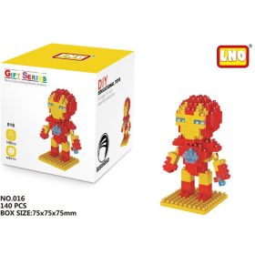 Disney Block Cartoon Anime Marvel Avengers Superhero Iron Man Captain America Spider Toy DIY Building Bouwstenen Speelgoed (Color: 016, size: With box)