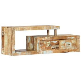 TV Stand 47.2"x11.8"x15.7" Solid Wood Reclaimed (Color: Brown)