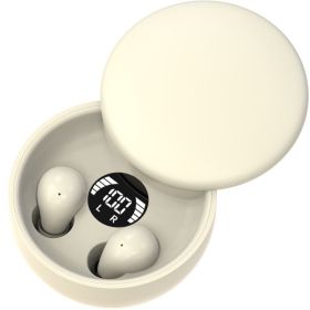 Slider Bluetooth headset super small mini sleep headset new 5.4 in-ear (Color: skin color)
