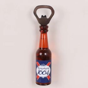 1pc Magnetic Beer Bottle Opener (Color: 1664, material: Polypropylene + Magnet)