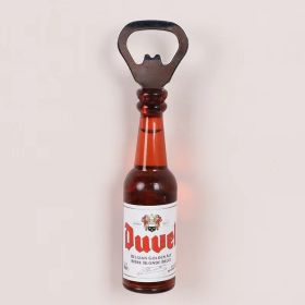 1pc Magnetic Beer Bottle Opener (Color: Duvel, material: Polypropylene + Magnet)